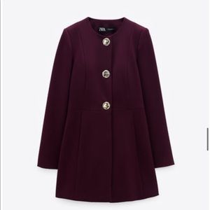 ZARA FITTED FROCK COAT